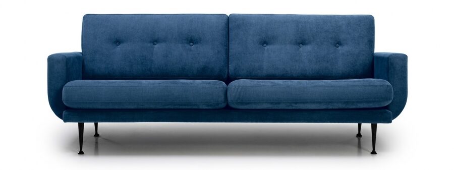 blå sofa