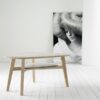 Andersen Furniture C1 sofabord - massiv hvidpigmenteret eg - 93 x 72 x H45 cm.
