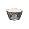 Cane-line Basket sofabord - Mellem - Stel: Grafit Bordplade: Tevertin