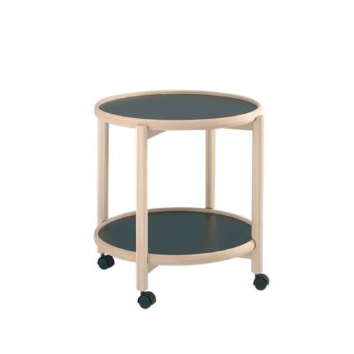 Thomsen Furniture Hudson rullebord - Bøg/Melamin - Ø55 cm