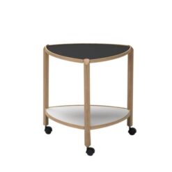 Thomsen Furniture Visit rullebord - eg/melamin - lakeret eg - 55x50x50 cm