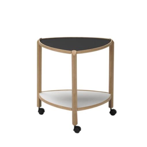 Thomsen Furniture Visit rullebord - eg/melamin - ubehandlet eg - 55x50x50 cm