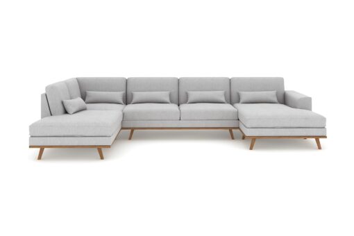 Copenhagen U-sofa, Grå (Venstrevendt)