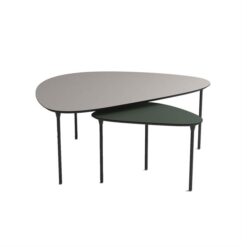 Thomsen Furniture - Katrine sofabord - Trekant - 42x67 cm - Sort Nano