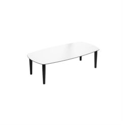 Thomsen Furniture - Katrine sofabord - Bådform - 80x128 cm - Mørkegrå stenlook