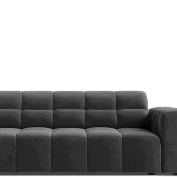 2-personers sofa Micadoni Jennifer 178 cm grå velour - Petproof, Cleanaboo, 90.000 Martindale