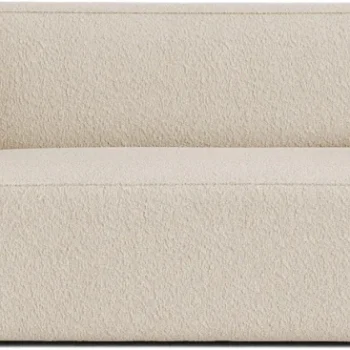 2-personers sofa Micadoni Jodie, beige bouclé, 175 cm bred