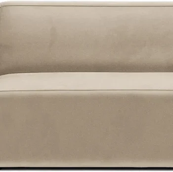 2-personers sofa Micadoni Jodie, beige velour Venus 175 cm, Petproof, Cleanaboo og Easy Clean