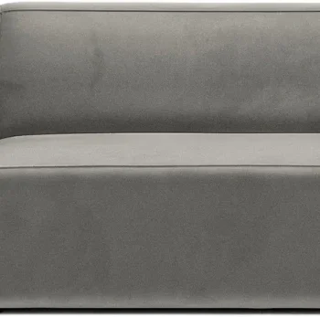 2-personers sofa Micadoni Jodie lysgrå velour 175 cm Petproof Cleanaboo Easy Clean
