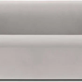 2-personers sofa Micadoni Kate, lys grå Salvador velour 183 cm