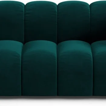 2-personers sofa Micadoni Lupine - velour Venus dyb petrol, B170 cm, Cleanaboo, Easy Clean, petproof