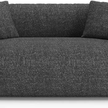 2-personers sofa Micadoni Martina Monet bouclé antracit 200 cm dybt sæde kæledyrsvenlig