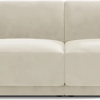 2-personers sofa Micadoni Miley flaskegrøn veloursofa 180 cm