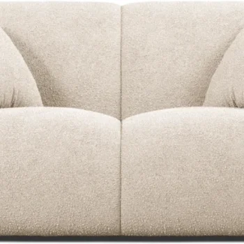 2-personers sofa Micadoni Molino, bouclé beige 170 cm - Oeko-Tex certificeret, slidstærk