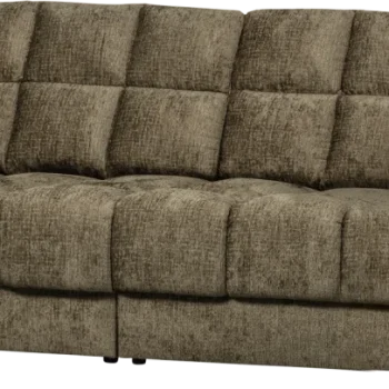 2-personers sofa WOOOD Second Date grøn velour 226×99×78 cm