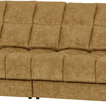 2-personers sofa WOOOD Second Date gylden polyester B226 x D99 x H78 cm