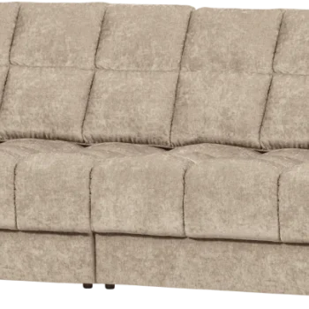 2-personers sofa WOOOD Second Date nougat polyester 226×99 cm