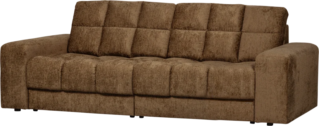 2-personers veloursofa WOOOD Second Date messingfarvet B226 x D99 cm