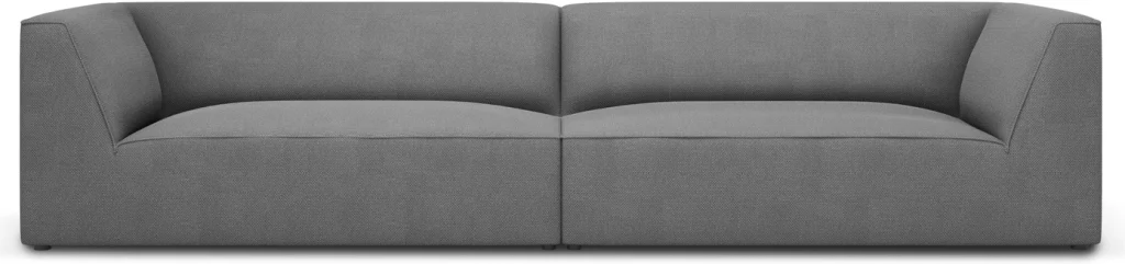 4-personers sofa Micadoni Ruby, grå Ottawa 11 strukturstof WaterStop, B302 cm