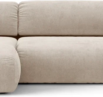 Chaiselongsofa hjørnesofa Micadoni Ophelia venstrevendt 266×164 cm beige Liberty 2 strukturstof 4-personers