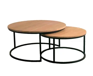Coffeebreak XL sofabordssæt - Olieret eg - Egetræ (97x47 cm.)