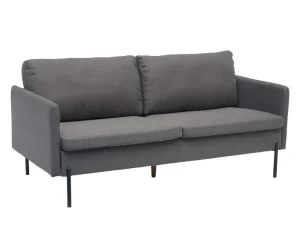 Homeville Bristol 3 pers. stof grå 181x76x85cm