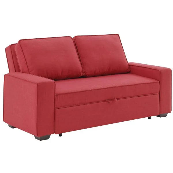 Homeville Detroit 3 pers. stof rød 176x102x91cm