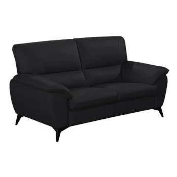 Homeville Preston 2 pers. læder sort 162x95x89cm