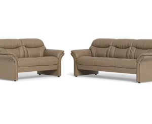 Nordisk komfort Chicago 2125 3+2 pers. sofa - Cognac