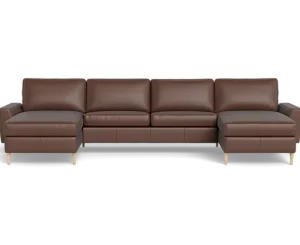Symfoni 2019 sofa med chaiselonger - Sort - L:398 cm