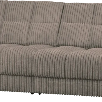 WOOOD 2-personers sofa Second Date fløjl mudder 226×99×78 cm modulært luksusdesign
